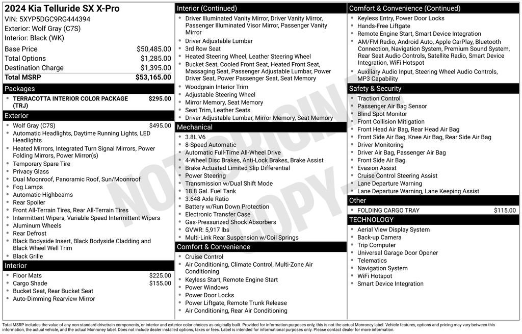 Certified 2024 Kia Telluride SX X-Pro AWD/4WD image 18