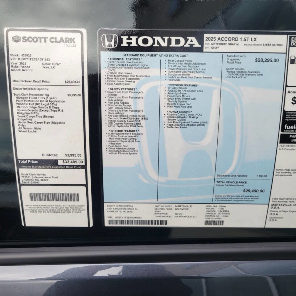 Used 2024 Honda Accord LX image 29