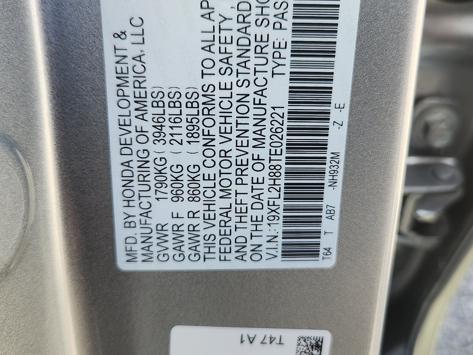New 2026 Honda Civic Sport image 17