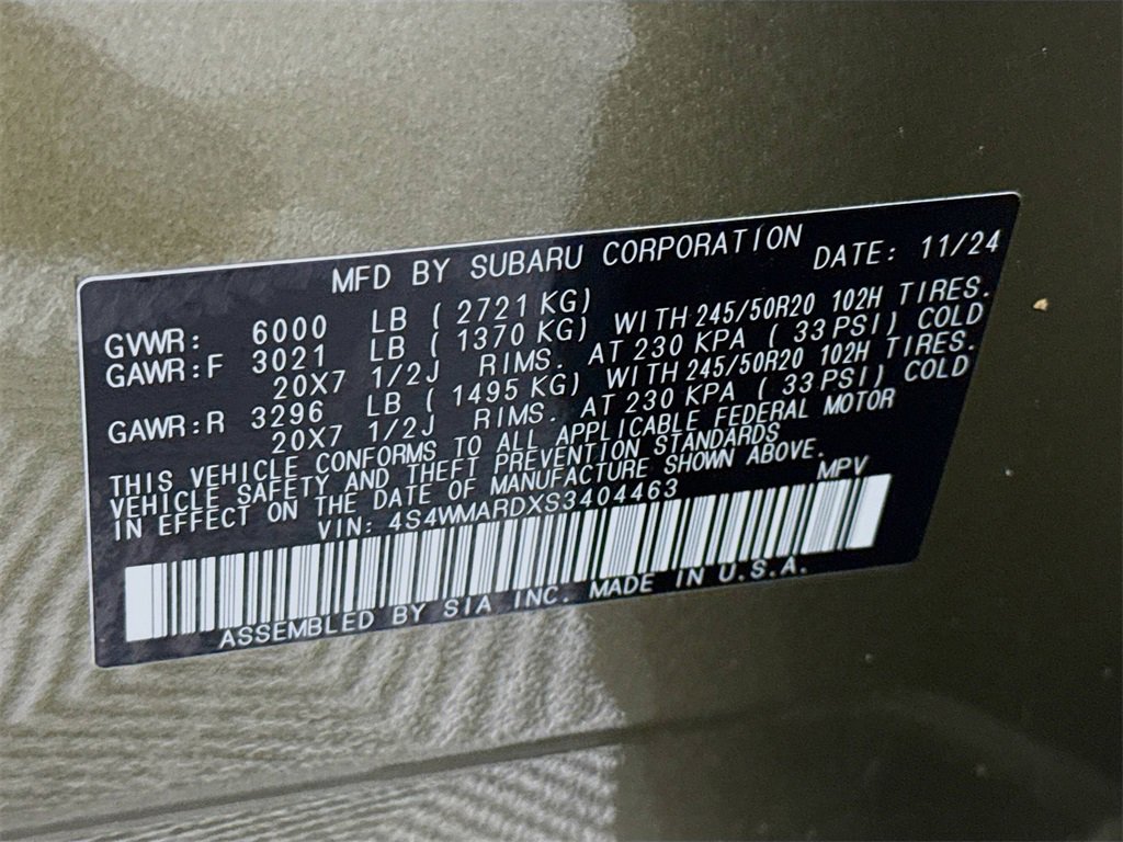 Used 2025 Subaru Ascent Bronze Edition image 39