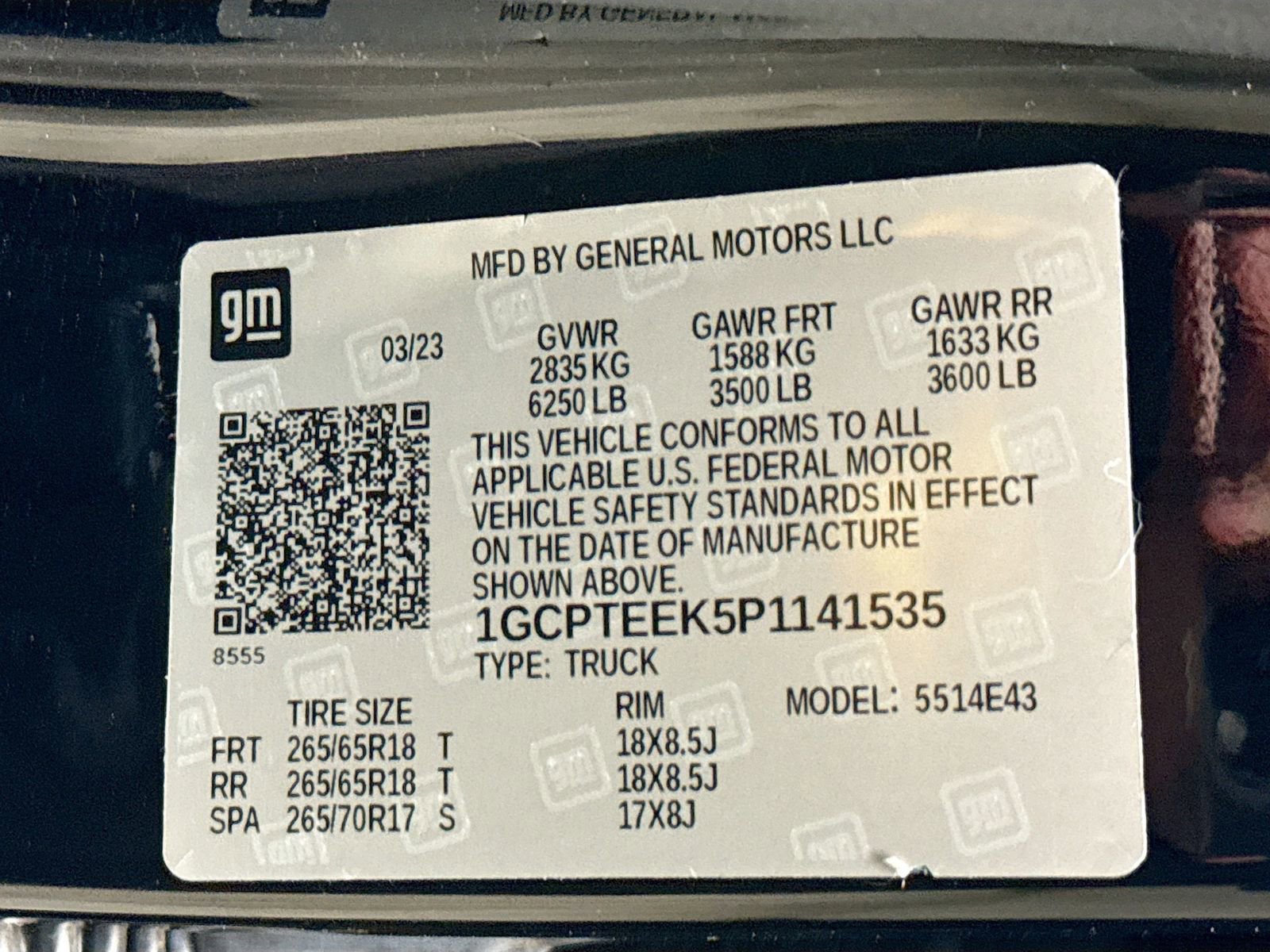 Used 2023 Chevrolet Colorado Trail Boss w/ LPO, Skid Plate Package AWD/4WD image 34