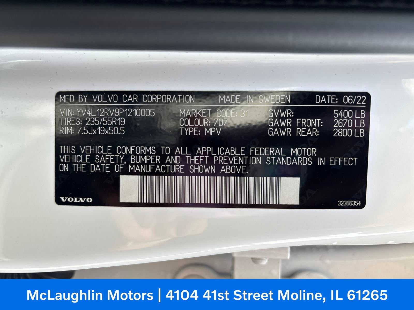 Certified 2023 Volvo XC60 B5 Core AWD/4WD image 34
