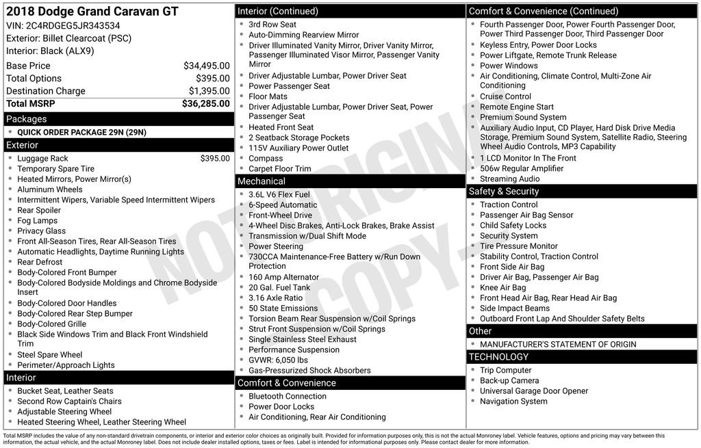 Used 2018 Dodge Grand Caravan GT image 38