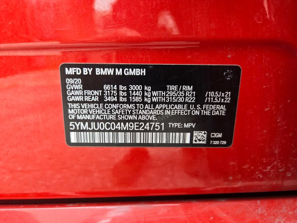 Used 2021 BMW X5 M w/ Competition Package AWD/4WD image 32