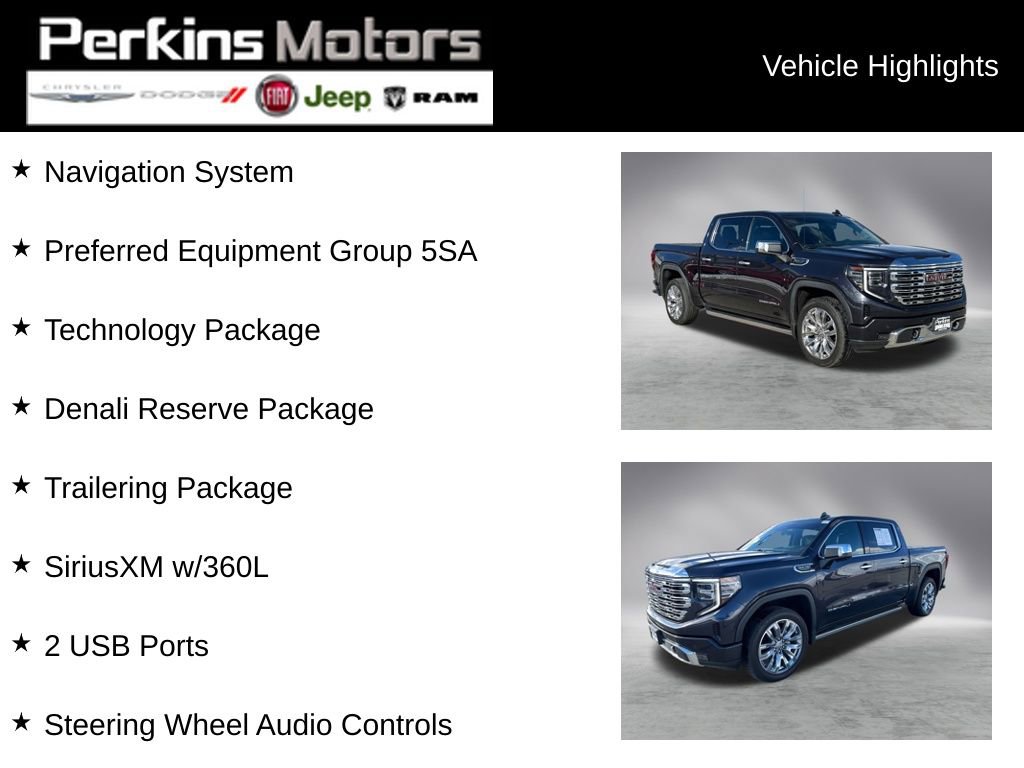 Used 2022 GMC Sierra 1500 Denali w/ Denali Reserve Package image 2