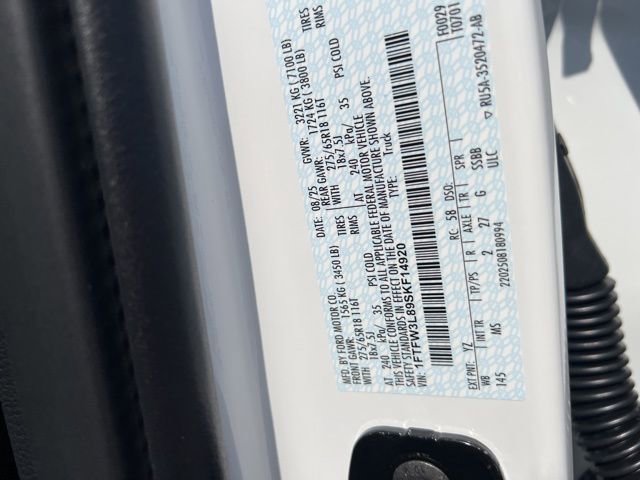 New 2025 Ford F150 XLT w/ Equipment Group 301A Standard image 31