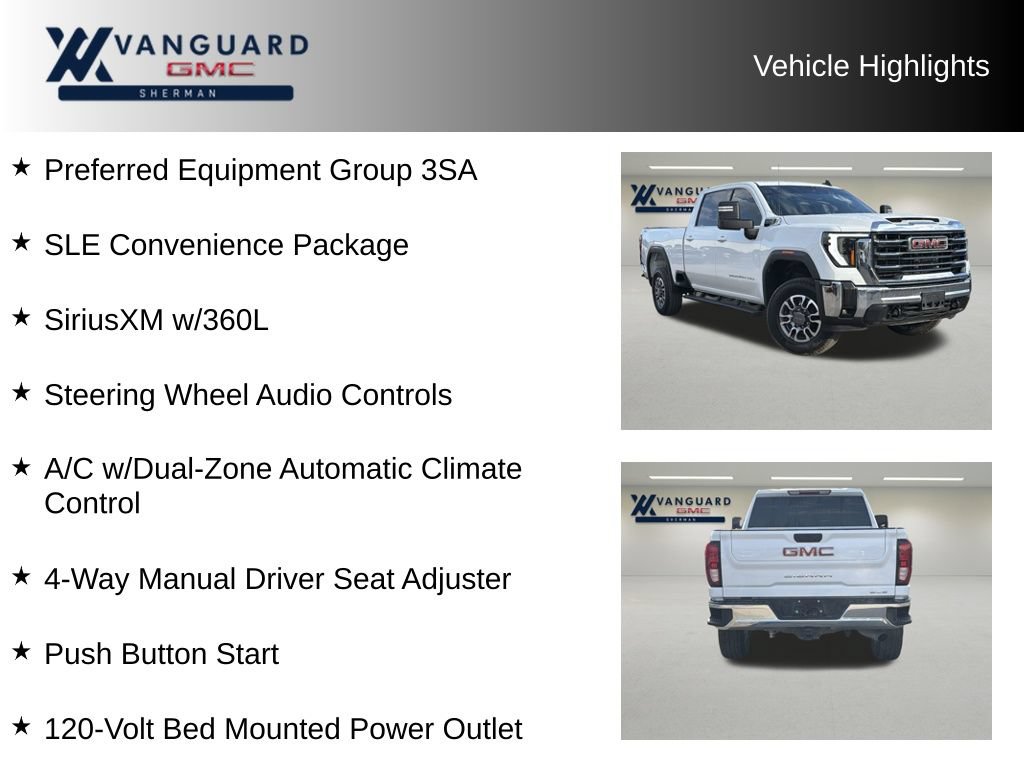 Used 2024 GMC Sierra 2500 SLE w/ SLE Convenience Package AWD/4WD image 11