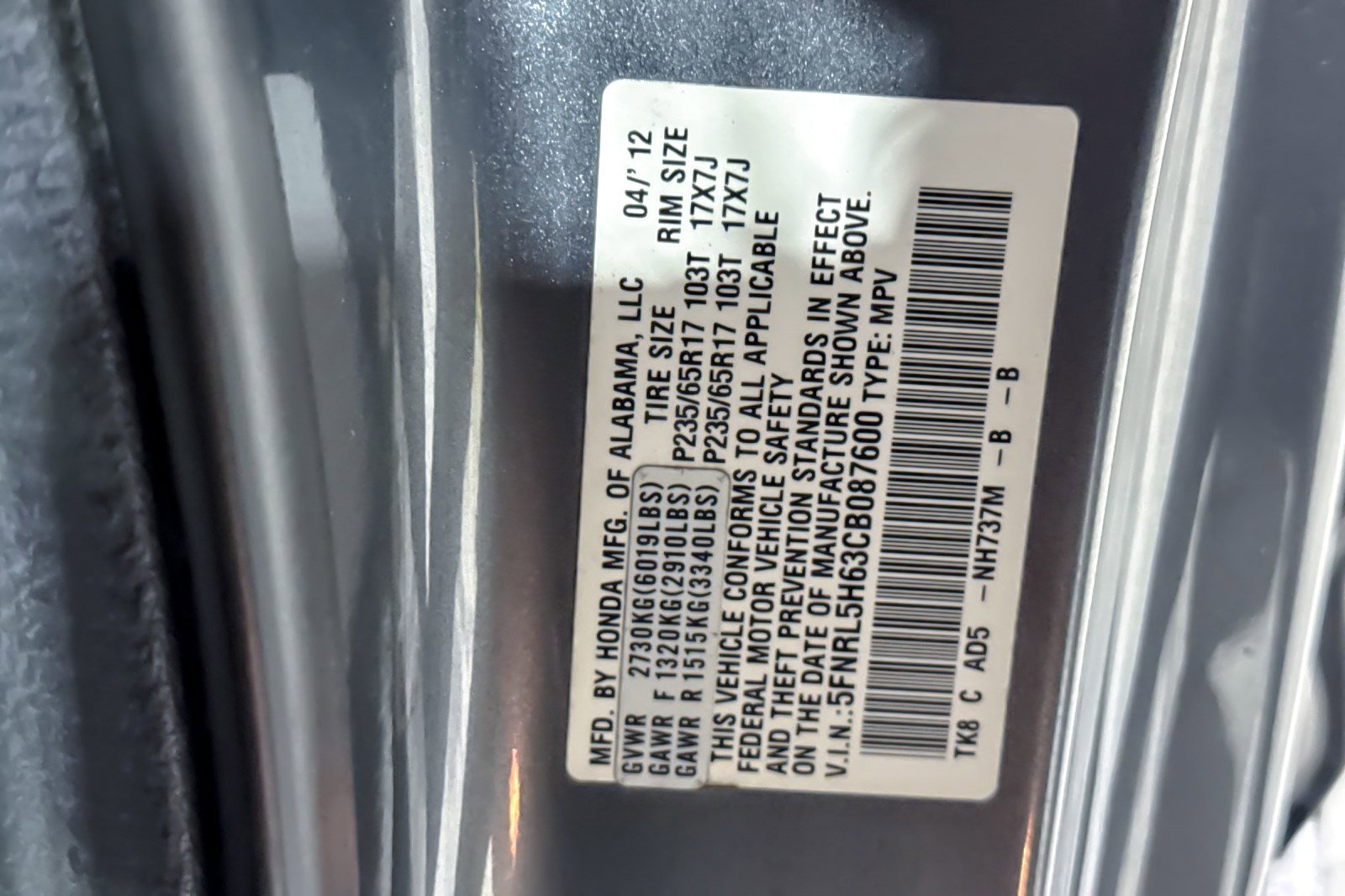 Used 2012 Honda Odyssey EX-L image 22