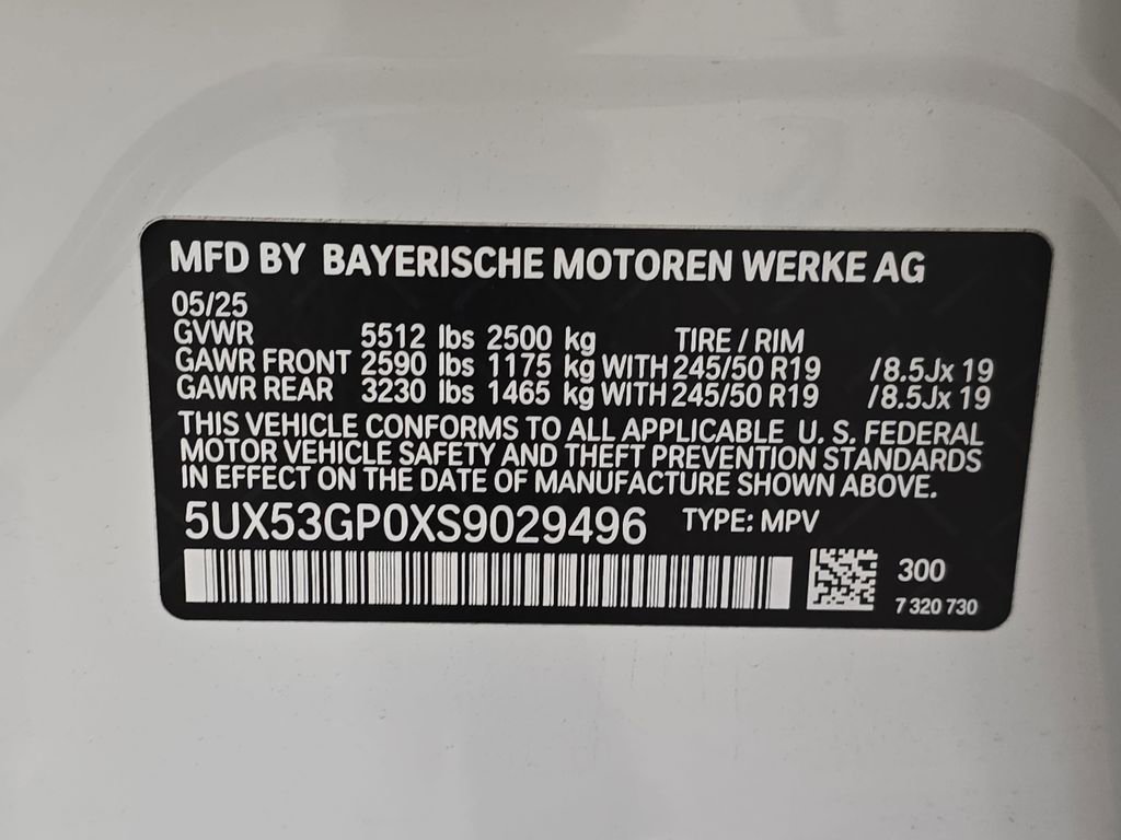 Used 2025 BMW X3 xDrive30i w/ Premium Package image 34