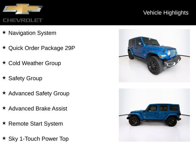 Used 2021 Jeep Wrangler Unlimited Sahara w/ Cold Weather Group AWD/4WD image 5