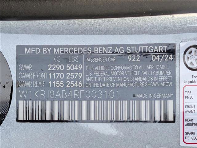 Certified 2024 Mercedes-Benz AMG GT 55 image 23