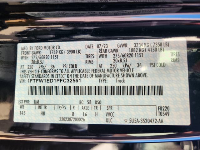 Certified 2023 Ford F150 Lariat w/ Equipment Group 502A High AWD/4WD image 27