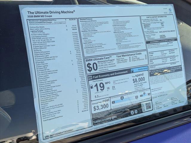 New 2026 BMW M2 w/ Lighting Package image 18