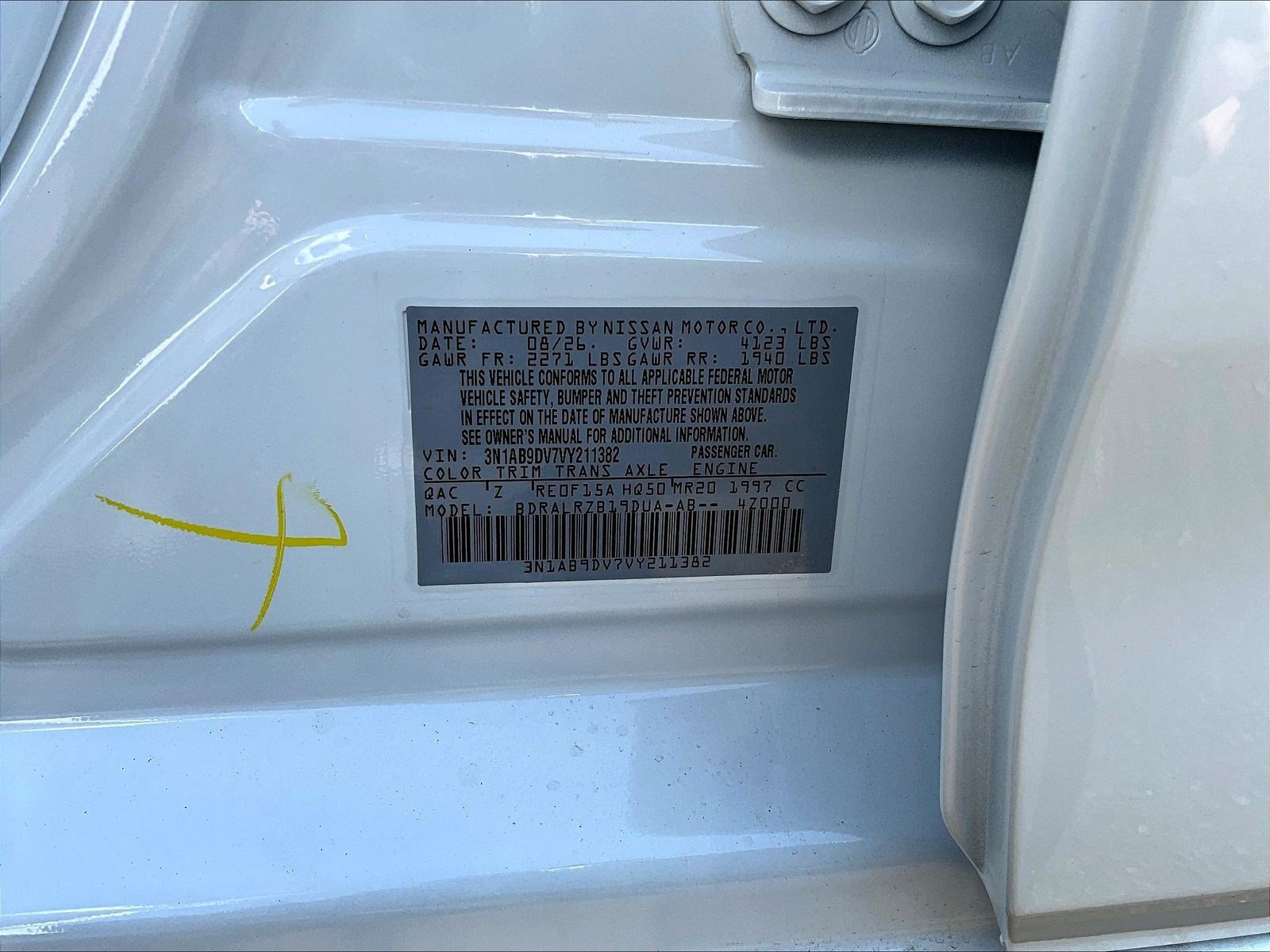 New 2027 Nissan Sentra SR w/ SR All Weather Package FWD image 21