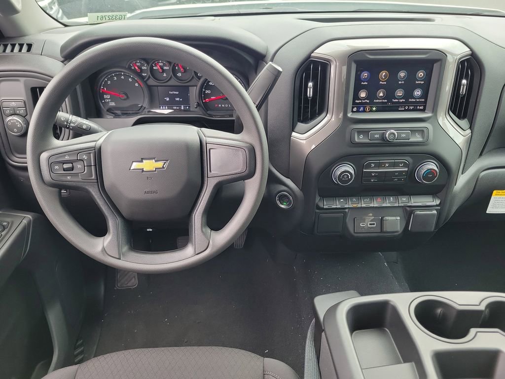 New 2026 Chevrolet Silverado 1500 Custom w/ Turbomax Blackout Package RWD image 4