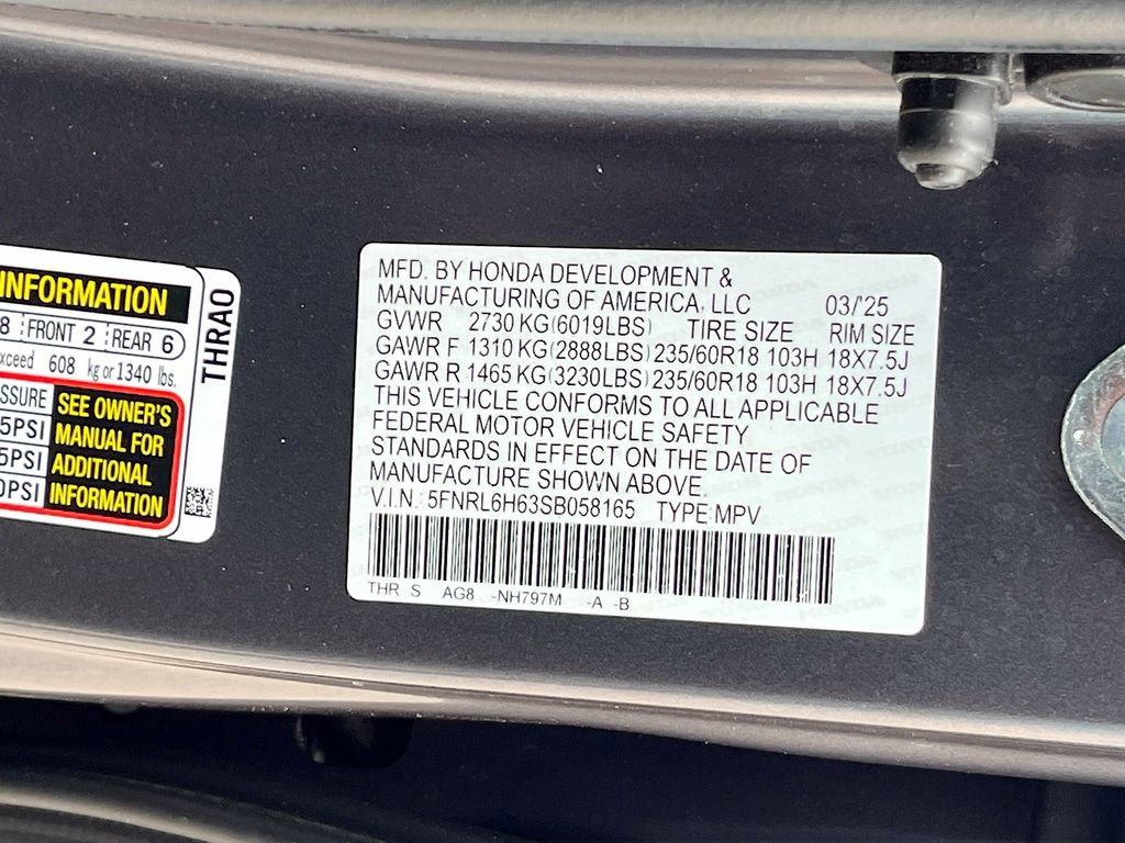 Used 2025 Honda Odyssey EX-L image 33