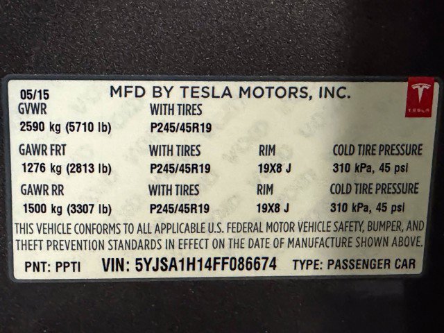 Used 2015 Tesla Model S 85 image 39
