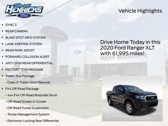 Used 2020 Ford Ranger XLT w/ FX4 Off-Road Package AWD/4WD image 4