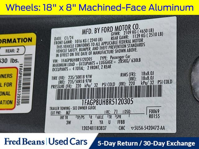 Certified 2024 Ford Mustang Premium RWD image 33