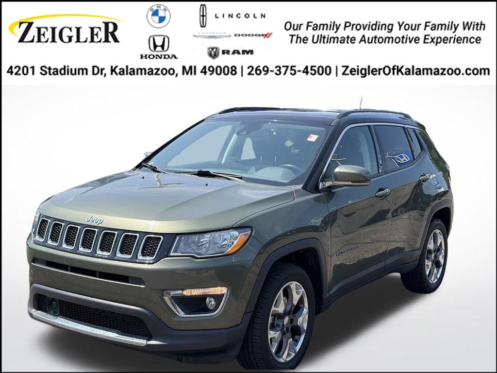 Used 2021 Jeep Compass Limited w/ Sun and Sound Group AWD/4WD image 1