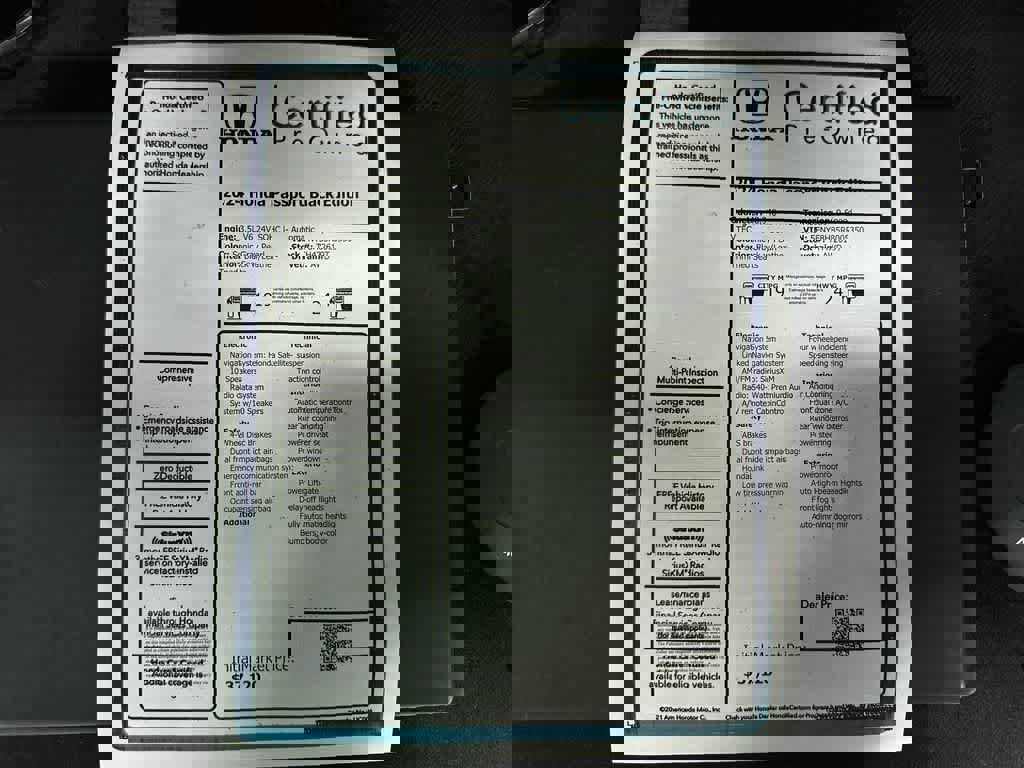 Certified 2024 Honda Passport Black Edition image 13