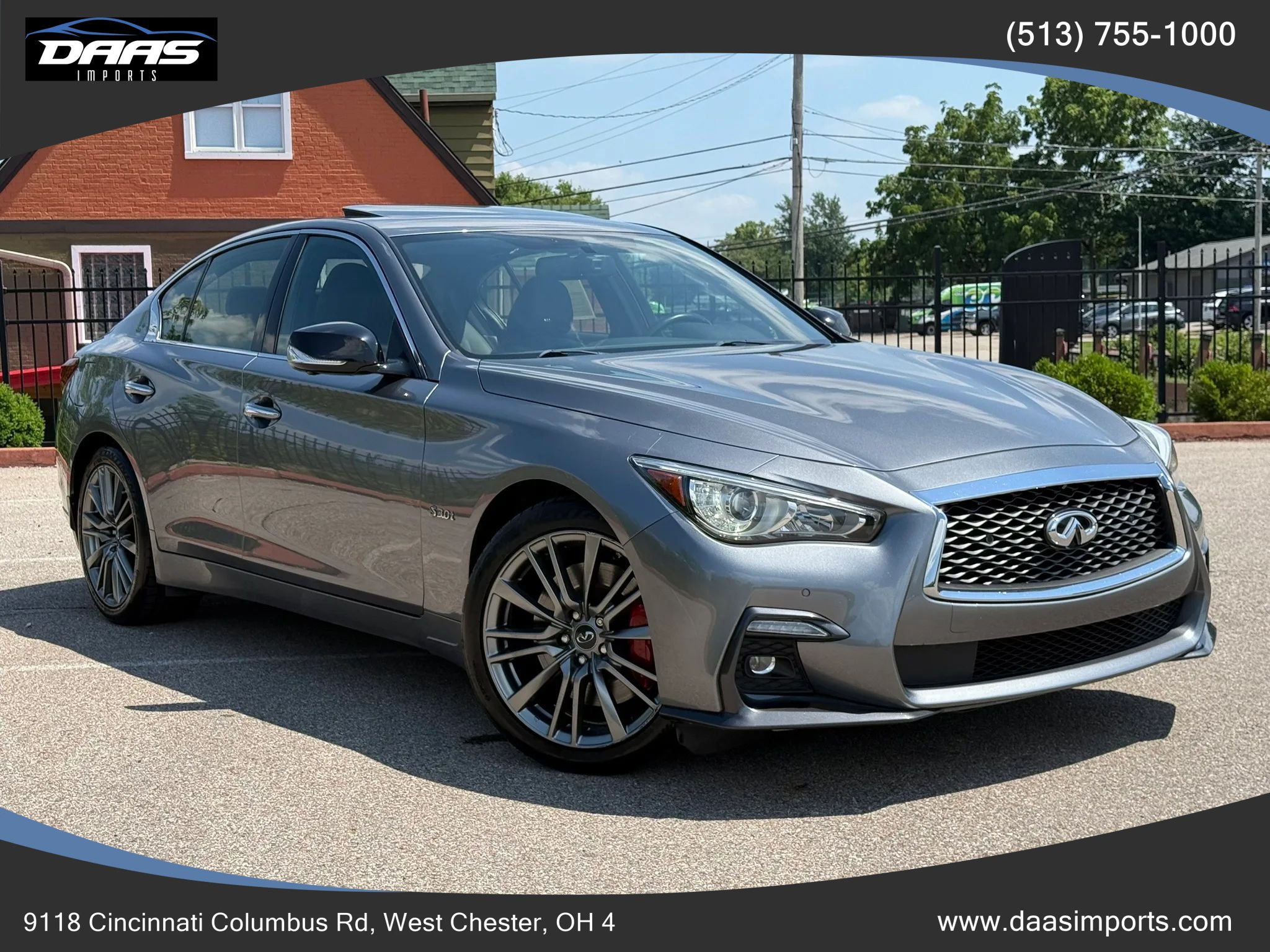 Used 2019 INFINITI Q50 Red Sport 400 w/ Proactive Package AWD/4WD image 4