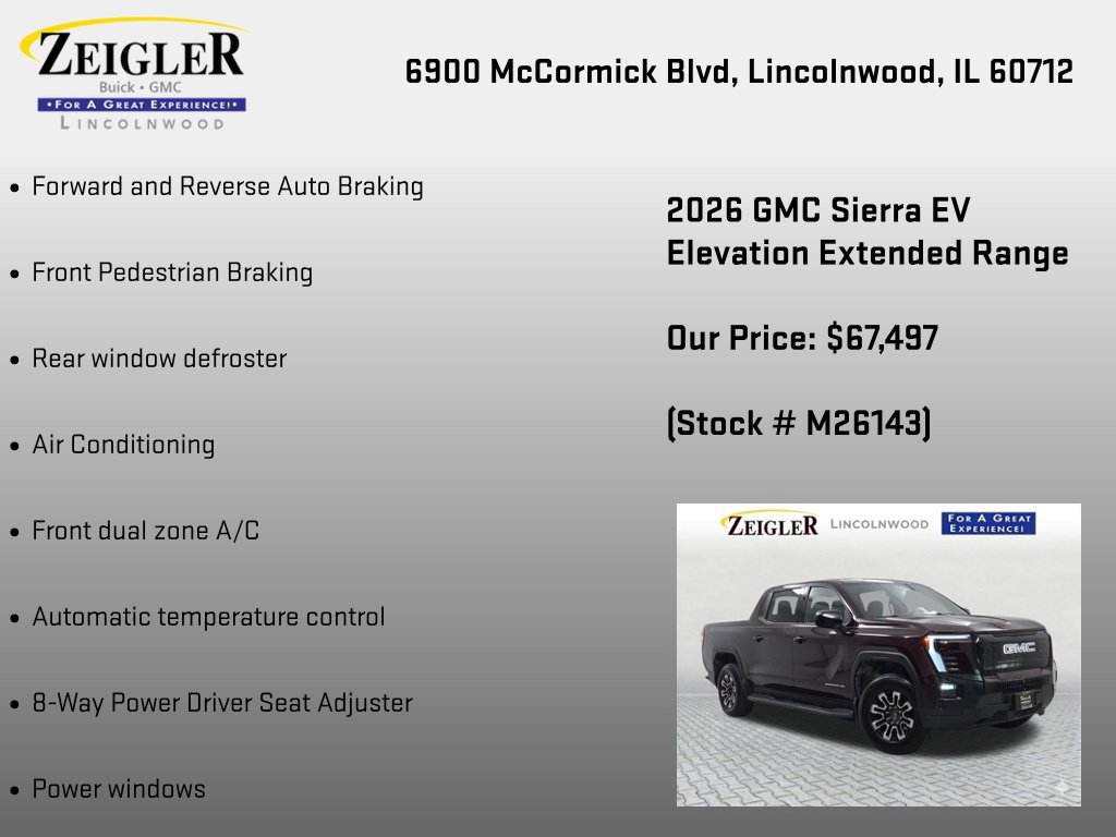 New 2026 GMC Sierra EV Elevation AWD/4WD image 6