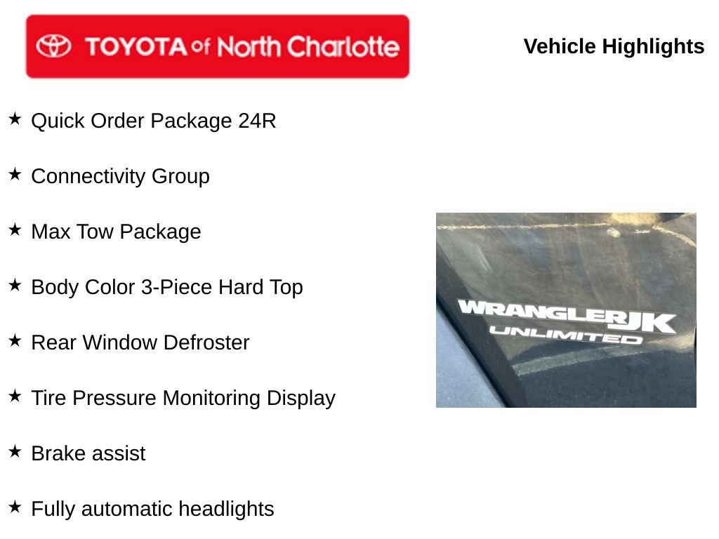 Used 2018 Jeep Wrangler Unlimited Rubicon w/ Connectivity Group AWD/4WD image 5
