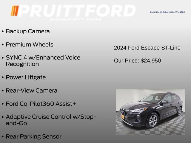 Used 2024 Ford Escape ST-Line w/ Tech Pack #1 image 13