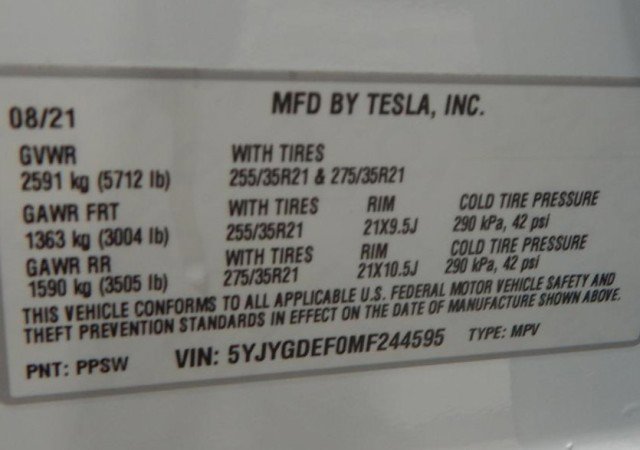 Used 2021 Tesla Model Y Performance image 15