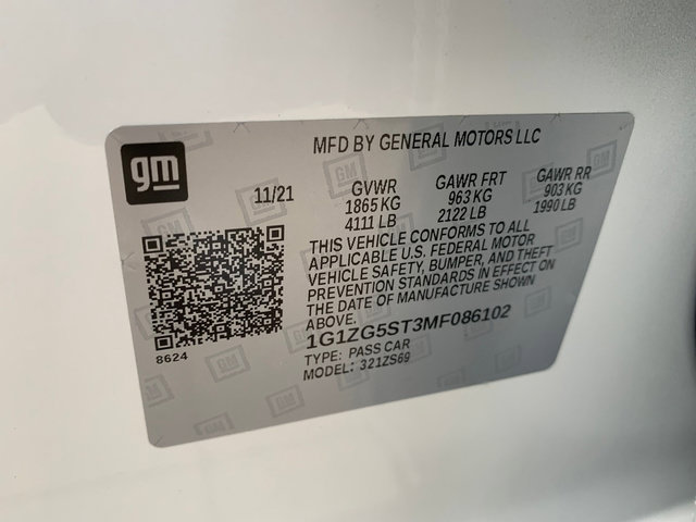 Used 2021 Chevrolet Malibu RS FWD image 28