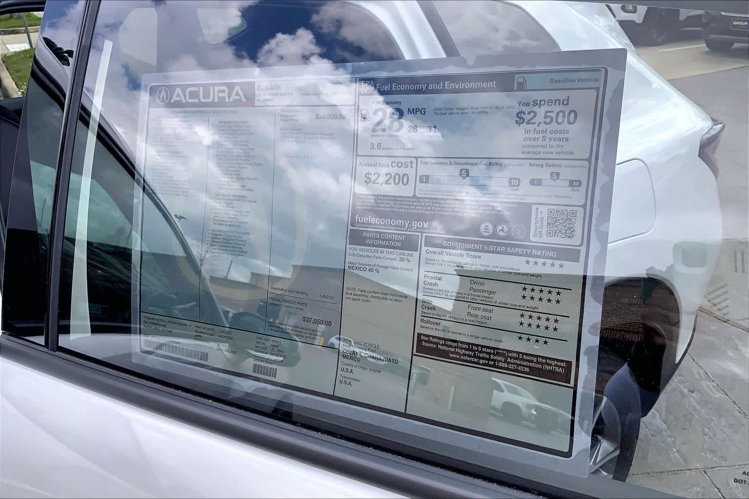 New 2026 Acura ADX FWD image 22