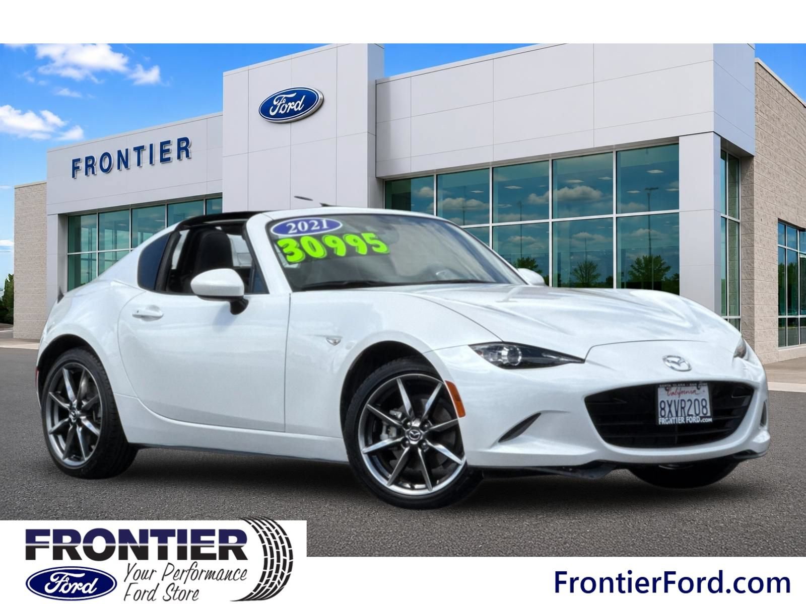 Used 2021 MAZDA MX-5 Miata RF Grand Touring RWD image 3