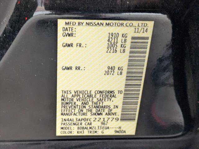 Used 2015 Nissan Altima 2.5 SV w/ Convenience Package image 24