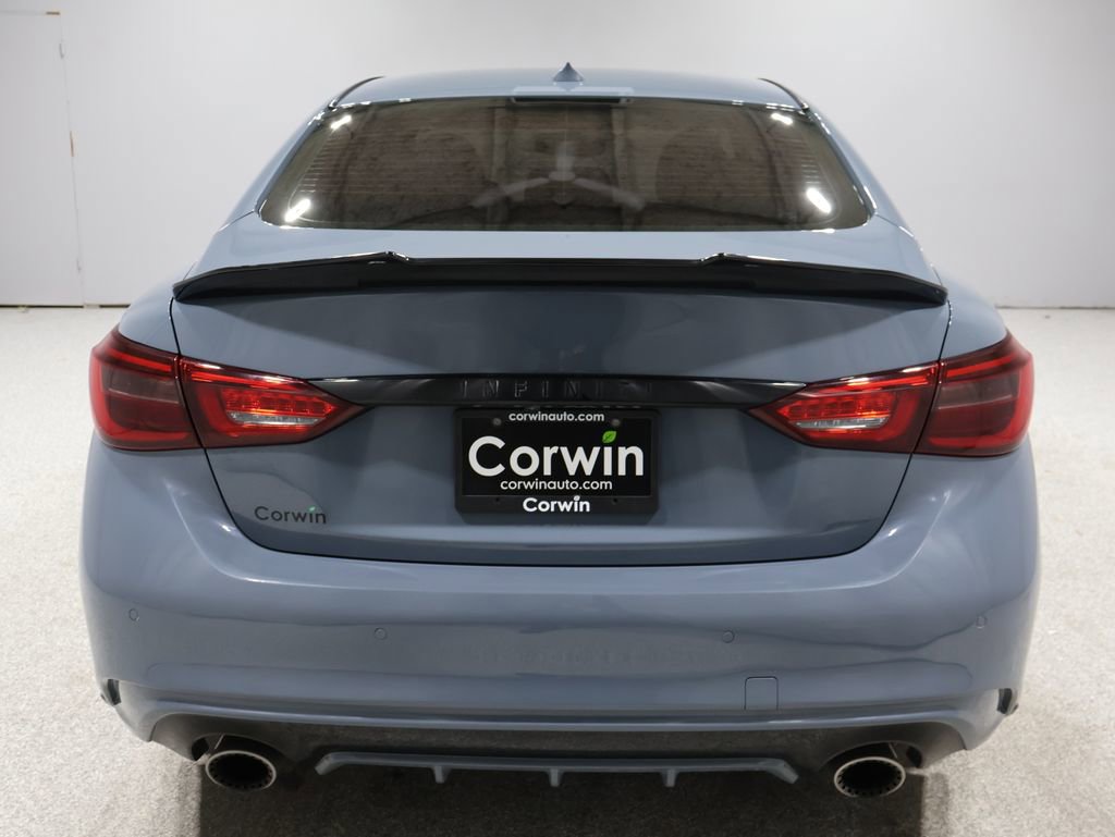 Used 2021 INFINITI Q50 Red Sport 400 image 3