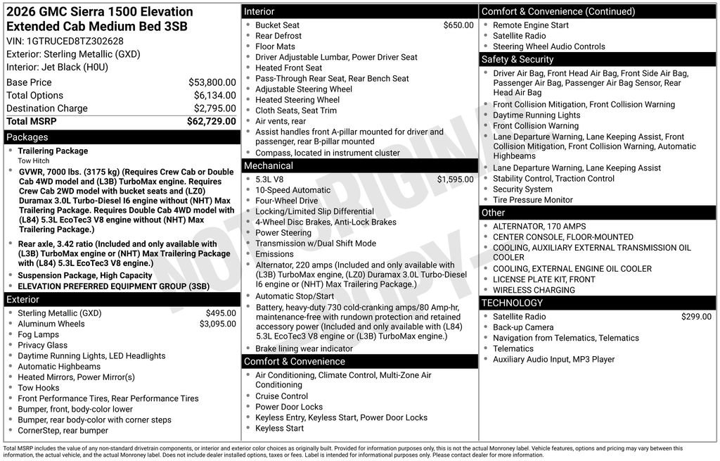 New 2026 GMC Sierra 1500 Elevation AWD/4WD image 4