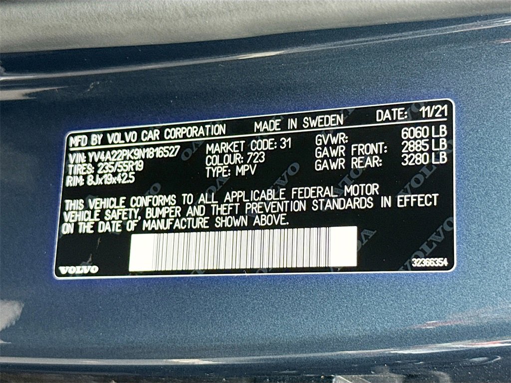 Used 2022 Volvo XC90 T6 Momentum image 37