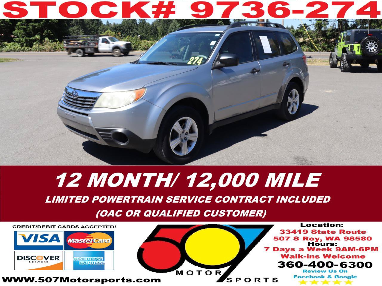 Used 2010 Subaru Forester 2.5X w/ Popular Equipment Group 1A AWD/4WD image 2