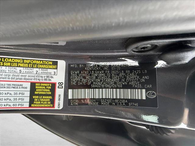 Used 2022 Lexus ES 350 w/ Premium Package FWD image 25