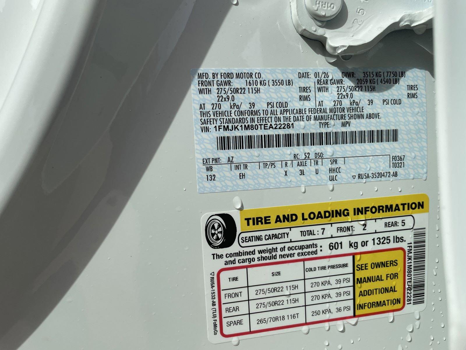 New 2026 Ford Expedition Max Platinum w/ Stealth Appearance Package image 37