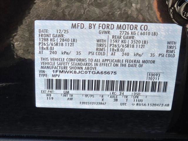 New 2026 Ford Explorer Tremor w/ Tremor Ultimate Package AWD/4WD image 18