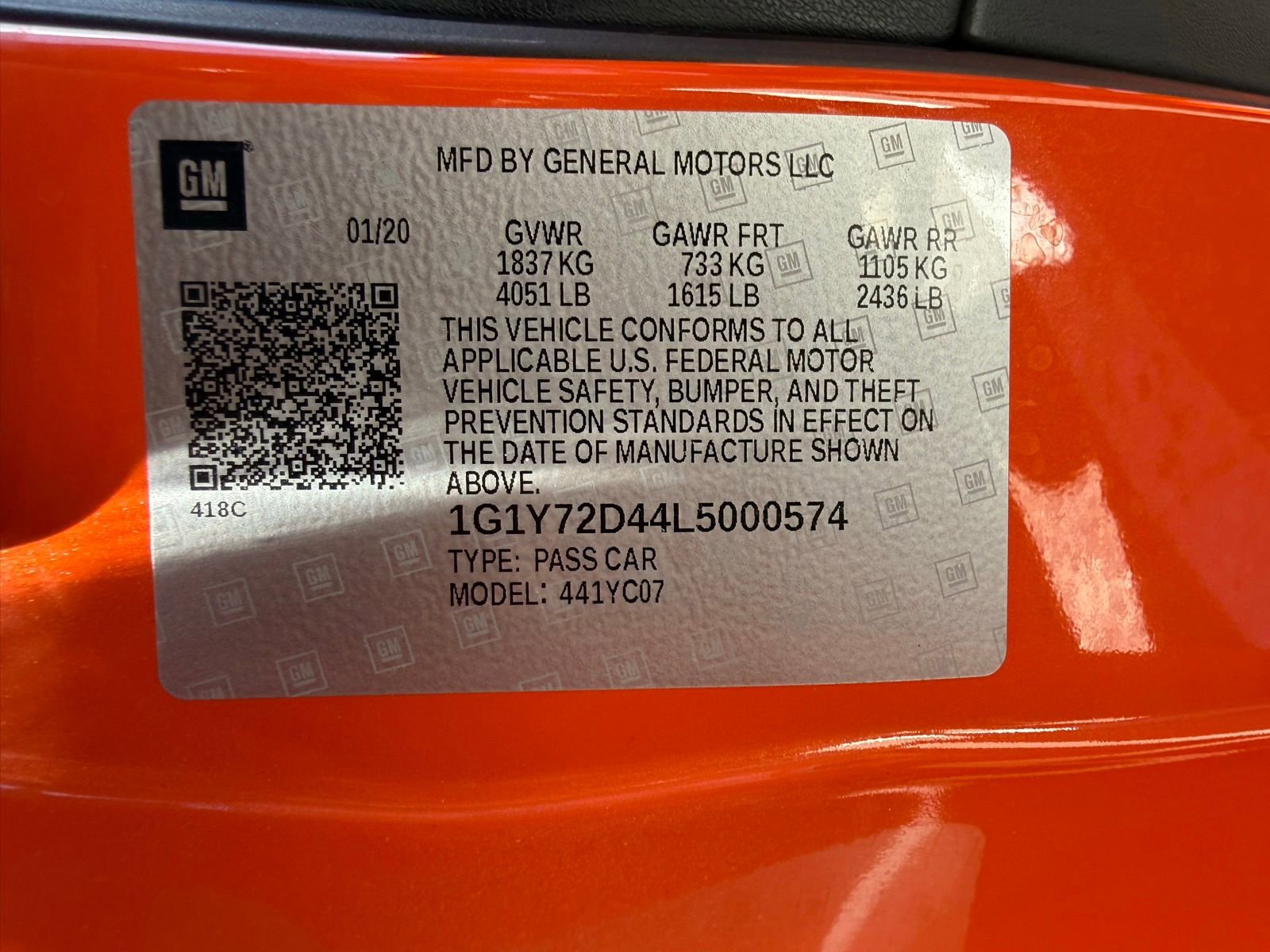 Used 2020 Chevrolet Corvette Stingray Preferred Cpe w/ 2LT Preferred Equipment Group image 51