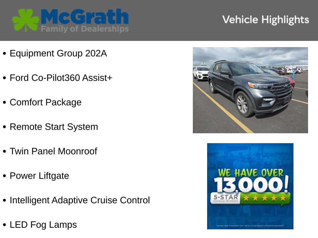 Used 2020 Ford Explorer XLT w/ Equipment Group 202A AWD/4WD image 6