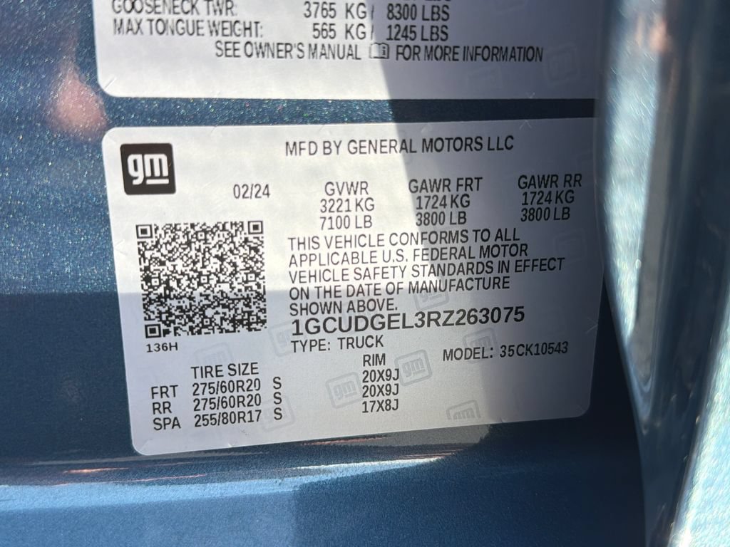 Certified 2024 Chevrolet Silverado 1500 LTZ AWD/4WD image 31