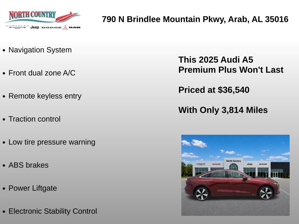 Used 2025 Audi A5 2.0T Premium Plus AWD/4WD image 8