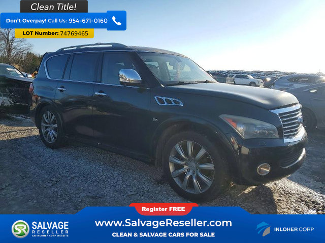 Used 2014 INFINITI QX80 4WD w/ Deluxe Touring Package image 5