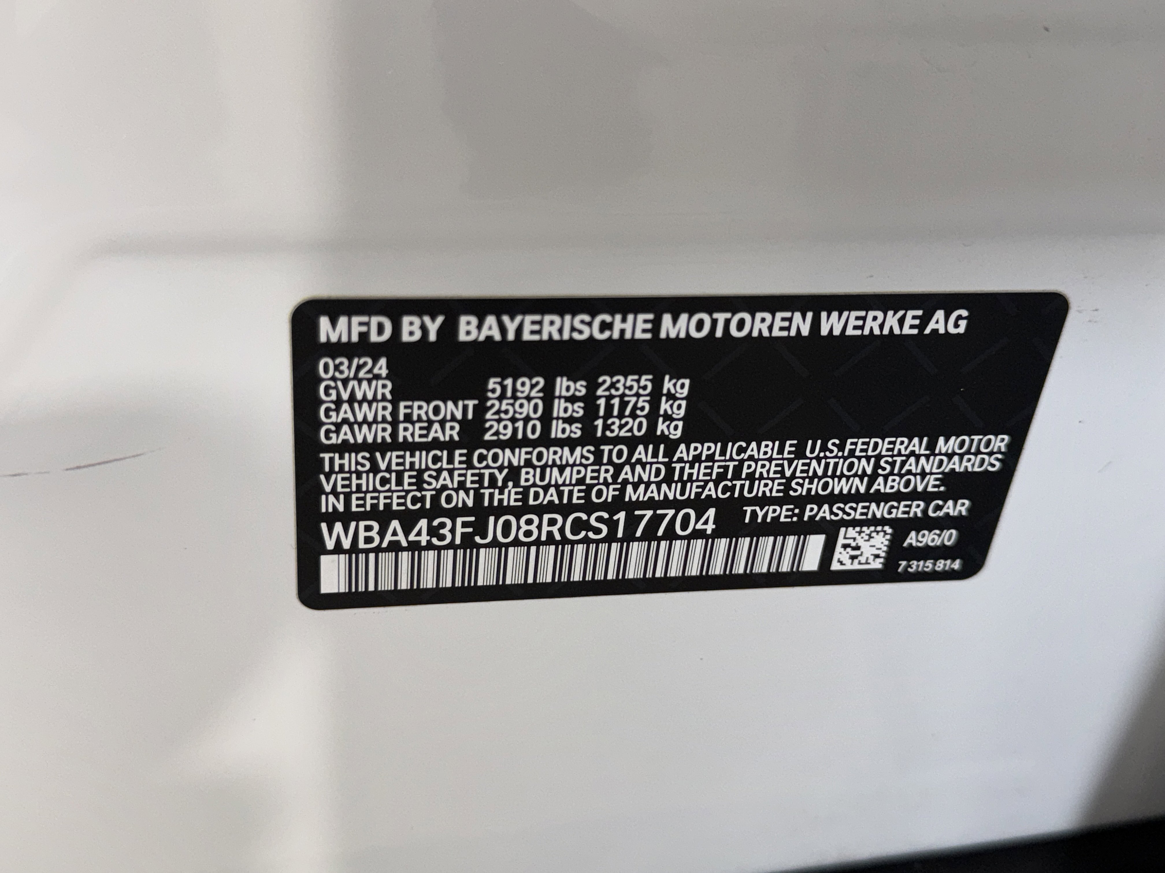 Used 2024 BMW 530i w/ Premium Package RWD image 38