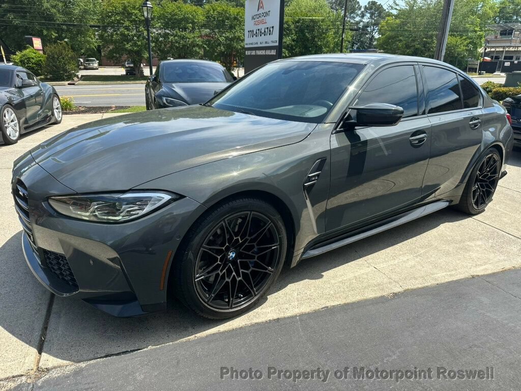 Used 2021 BMW M3 w/ Parking Assistance Package RWD image 24