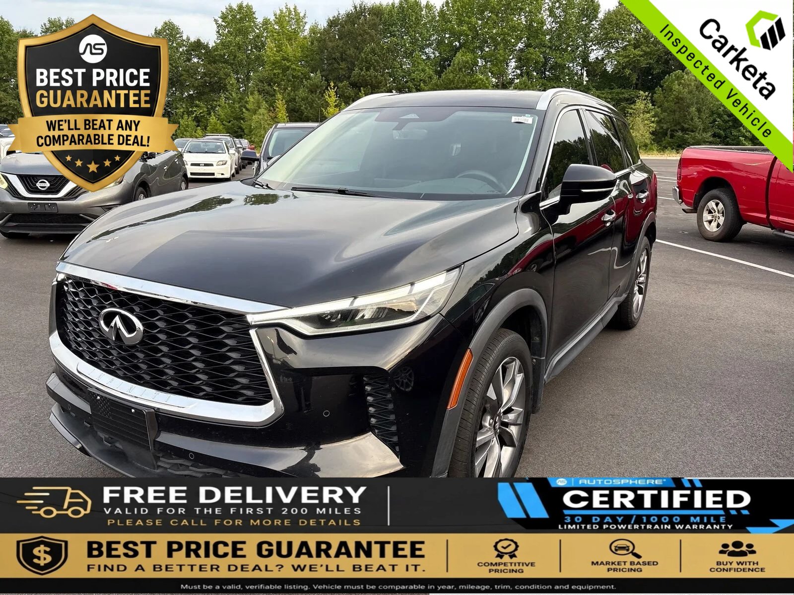 Used 2023 INFINITI QX60 Luxe w/ Cargo Package FWD image 1