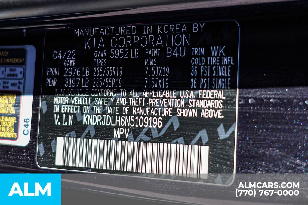 Used 2022 Kia Sorento SX w/ Panoramic Sunroof Package image 61